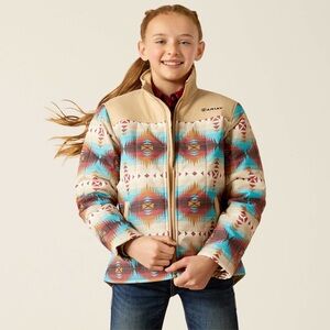 ARIAT GIRLS CRIUS JACKET SERRANO SOUTHWEST PRINT  - Size L (10-12)